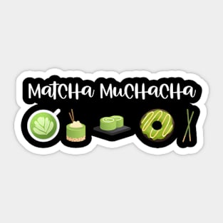 Matcha Muchacha Matcha Latte Green Tea Sticker